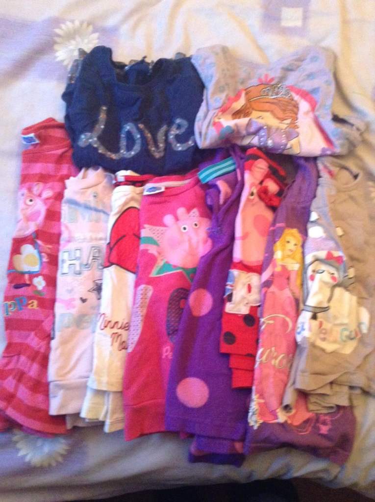 Various girls tops aged 3-4yrs