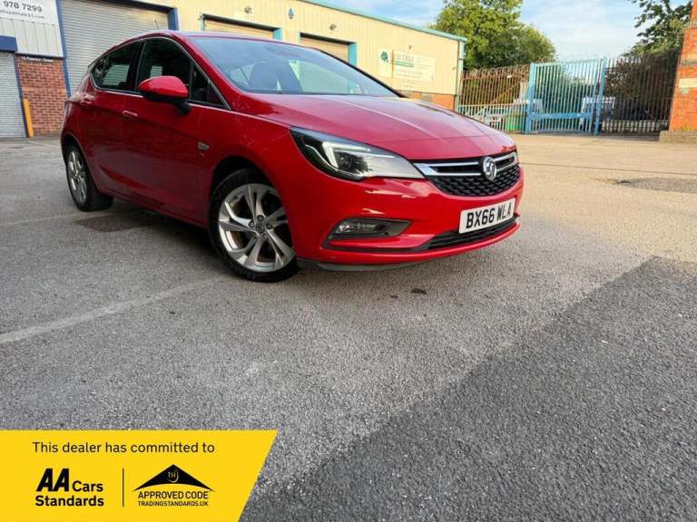 2016 Vauxhall Astra 1.0i Turbo ecoFLEX SRi Euro 6 (s/s) 5dr HATCHBACK Petrol Manual