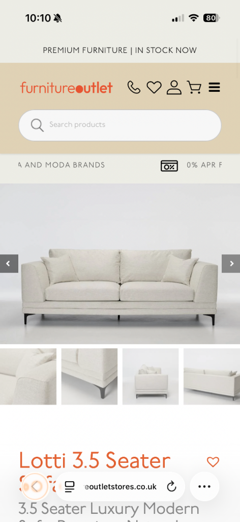 Used sofa.