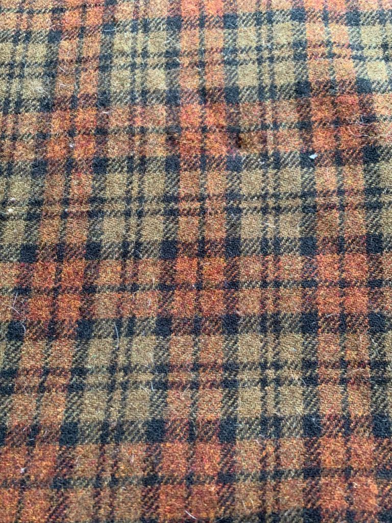 Harris tweed wool throw 