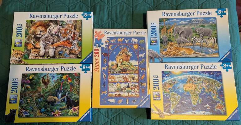 200 piece Ravensburger Jigsaw Puzzles (5)