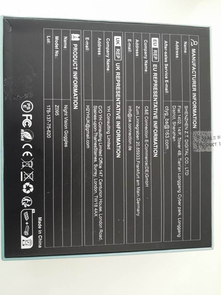 K4 NIGHT VISION BINOCULARS 