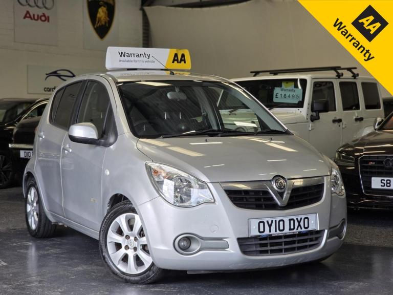VAUXHALL AGILA 1.2 16V Design Silver Petrol 2010+AUTOMATIC+2 F-KEEPERS+CD-PLAYER