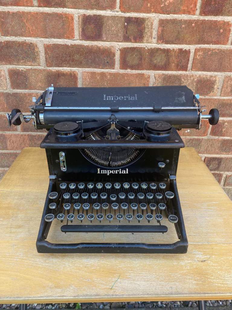Antique Imperial Typewriter Leicester 