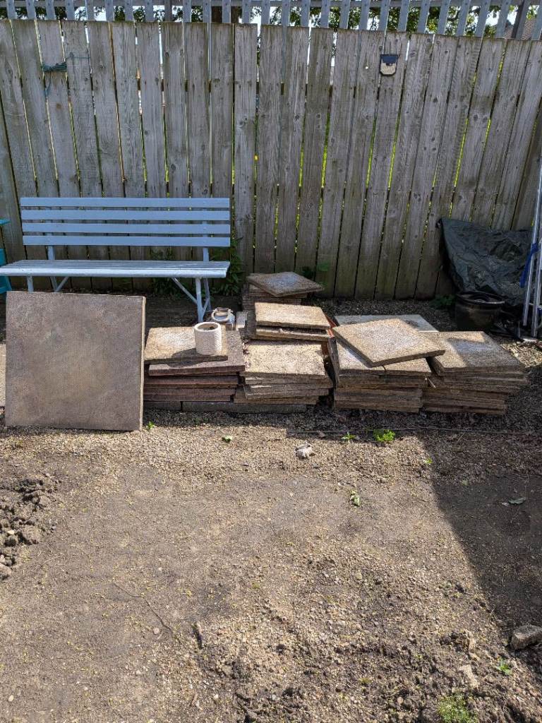 Garden Paving Slabs - Used, Good for Project