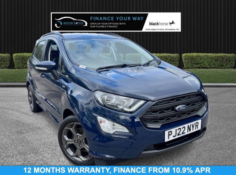 2022 22 FORD ECOSPORT 1.0T ECOBOOST GPF ST-LINE SUV 5DR PETROL MANUAL EURO 6 (S/
