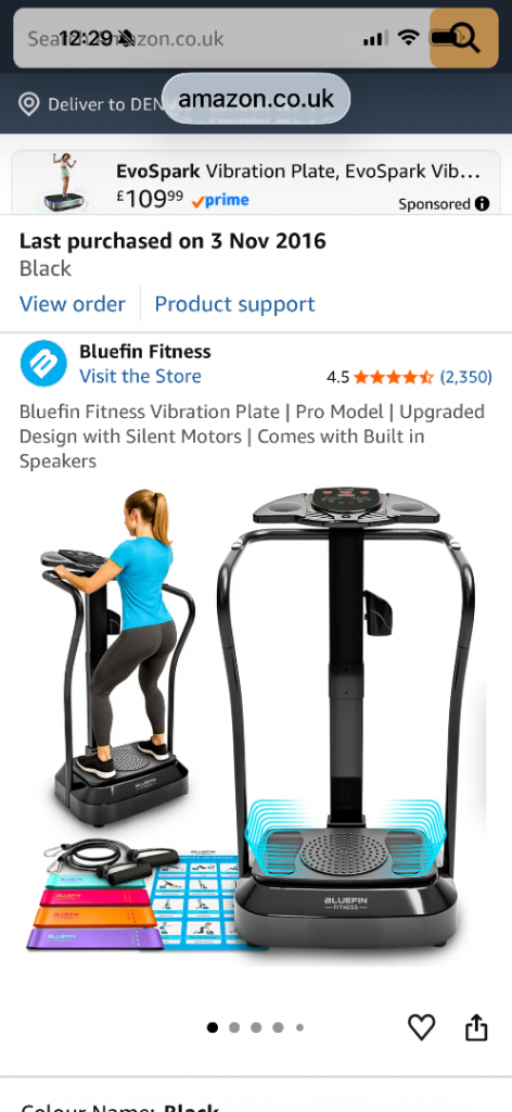 Bluefin crazy fit massage machine brand new
