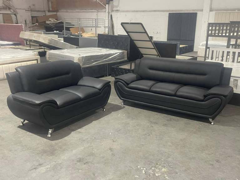 Limited Time Offer 🌺 SHIRAZ Leather Sofa Set | 3+2 Seater | Free Home Delivery | 30% Off **