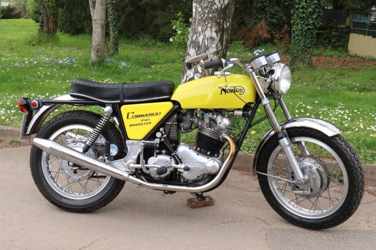1970 Norton Commando 750, runs and rides. 