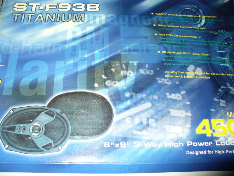 Boschmann Audio Labs ST-F938 450 watt speakers