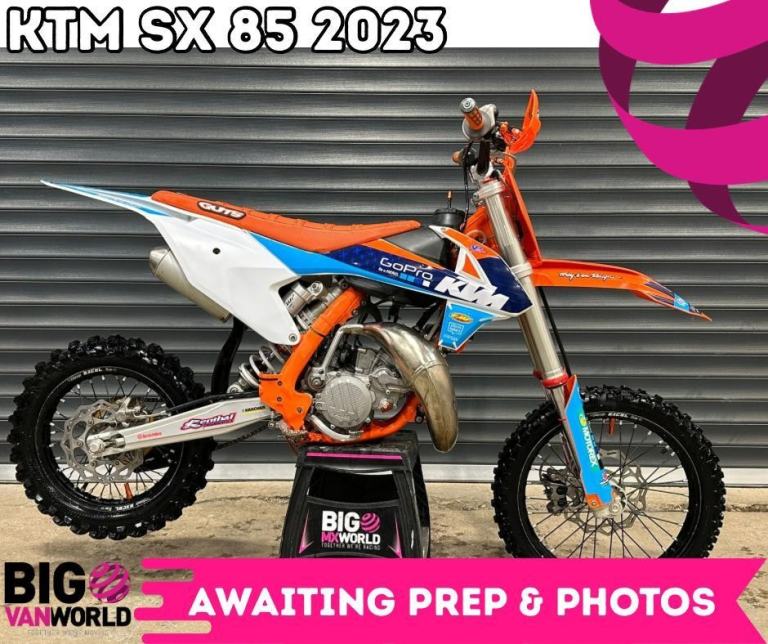 KTM SX 85 2023 Small Wheel 17/14 - Recent Piston & Fresh Tyres