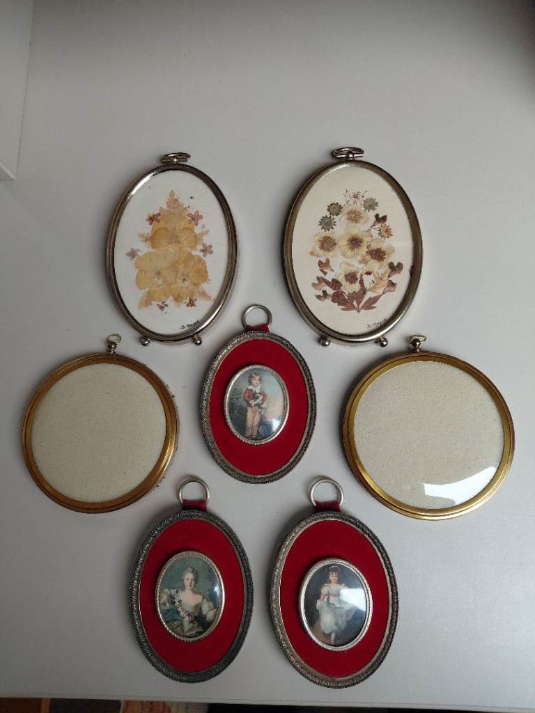 A Group of Seven Miniature Picture/ Photo Frames