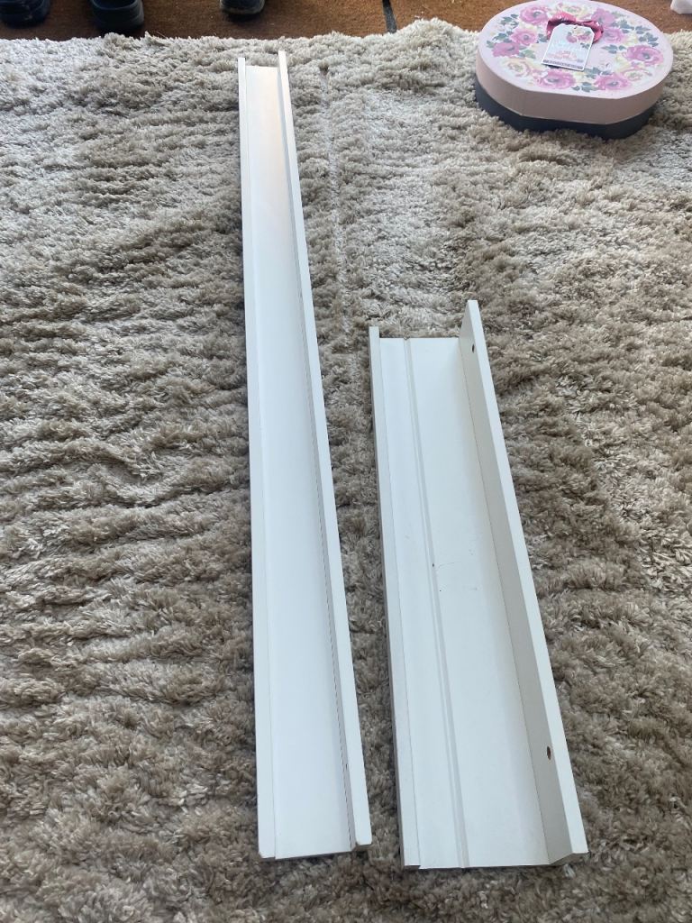 X2 IKEA Mosslander narrow shelves for Pictures or small ornaments - Irby Wirral CH61 