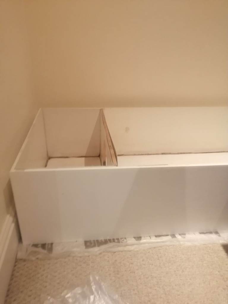 5ftx2ft white plywood tortoise table