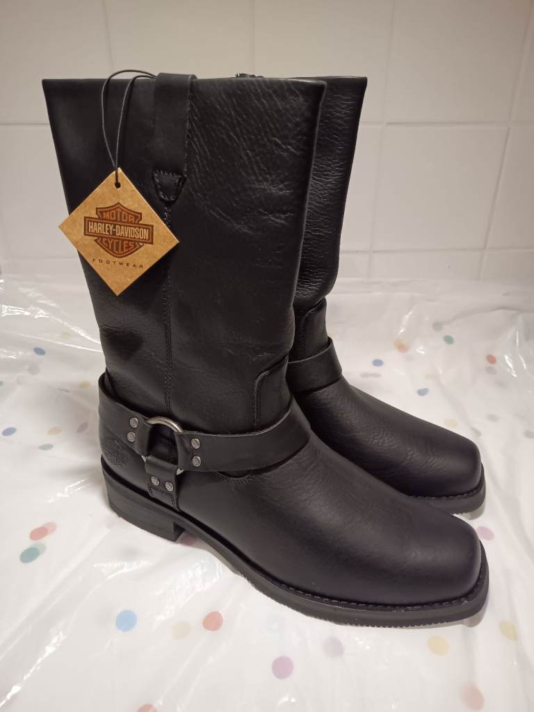 Harley Davidson korsen mens UK size 12 motorcycle boots.