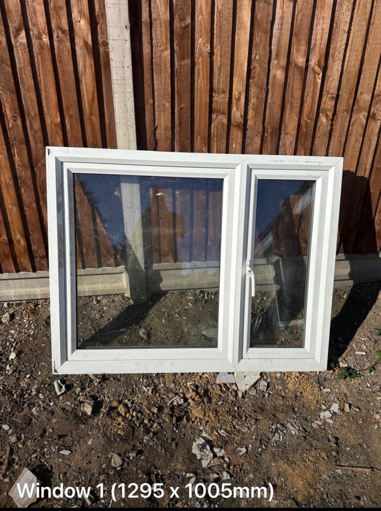 Used White UPVC Windows and Door £50 each