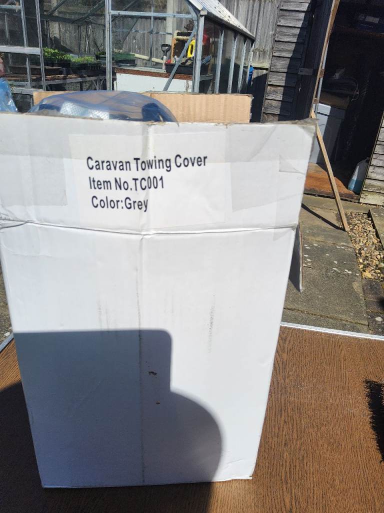 Caravan front towing cover 