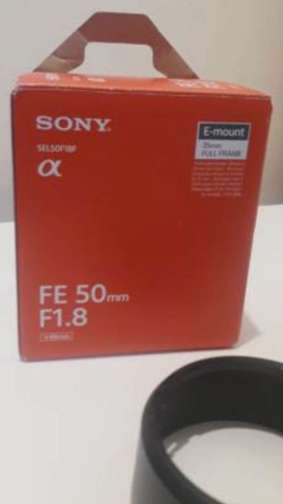 Sony 50mm 1.8 Full Frame Lens