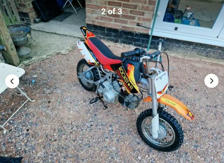 Small wheel 110cc pitbike breaking for parts