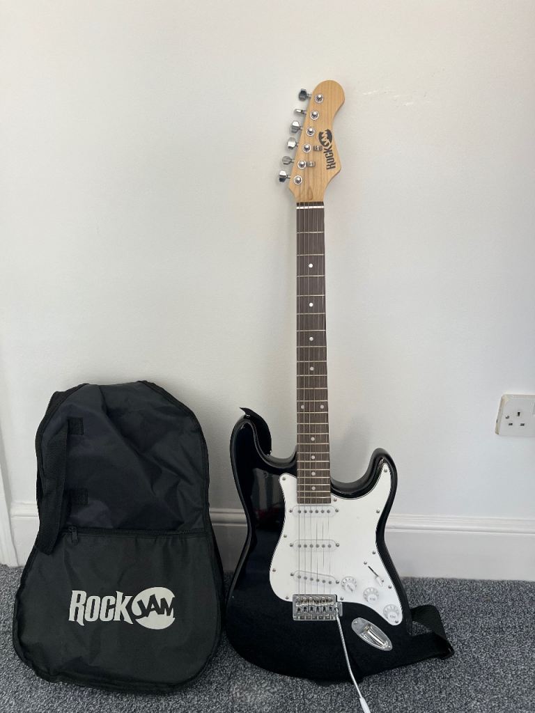 Rock jam electric guitar