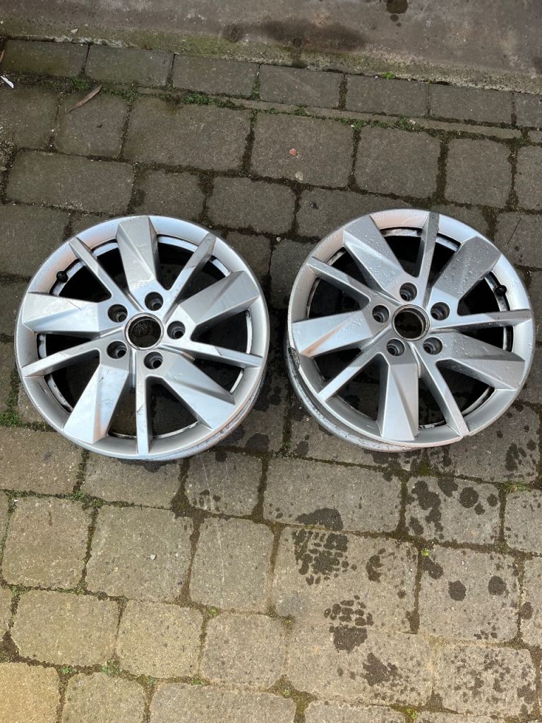 VW Caddy Vienna  Alloy Wheels Rim 2K7601025 6.5x16 ET48  Silver