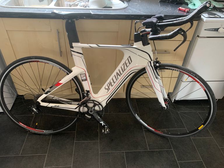 BARGAIN Cost £3250 Specialized Shiv Expert Triathlon TT Bike Carbon Dura Ace >200 mls Mint Small