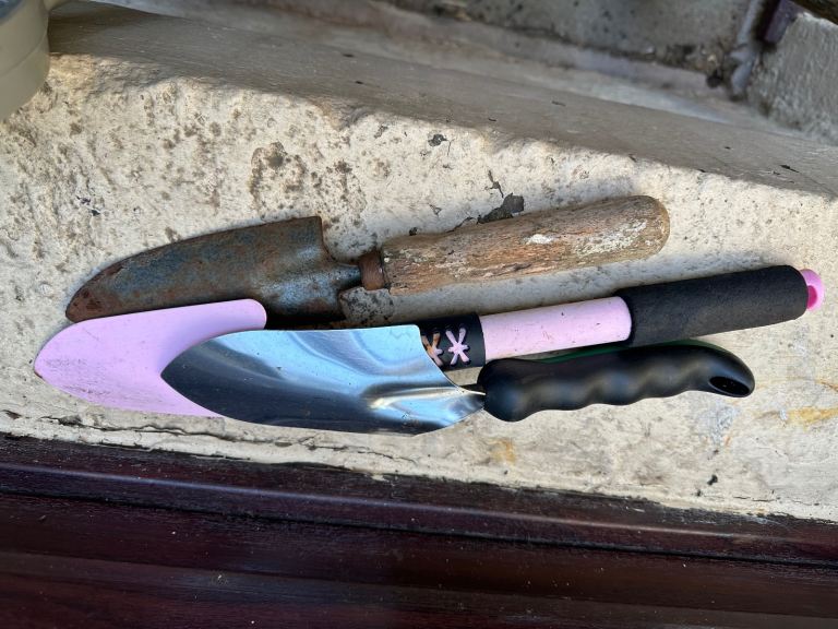 image for 2 garden trowels. Used