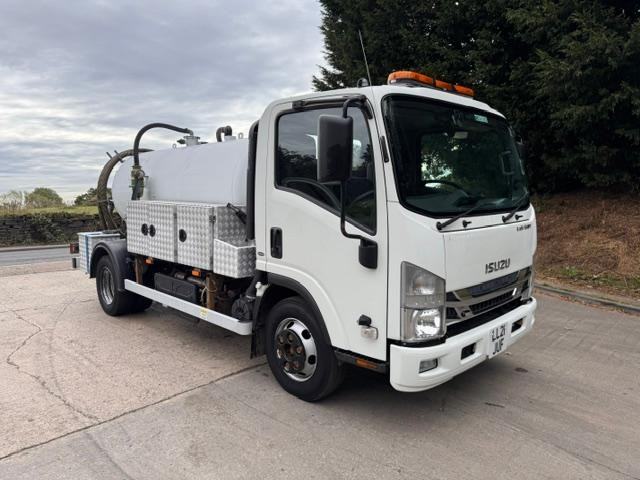 2021 ISUZU N75.190 EURO 6 G K &N services 3300ltr vacuum tanker, twin wash down
