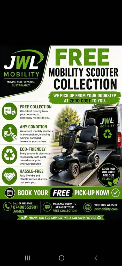 Mobility Scooter Recycling ♻️ 