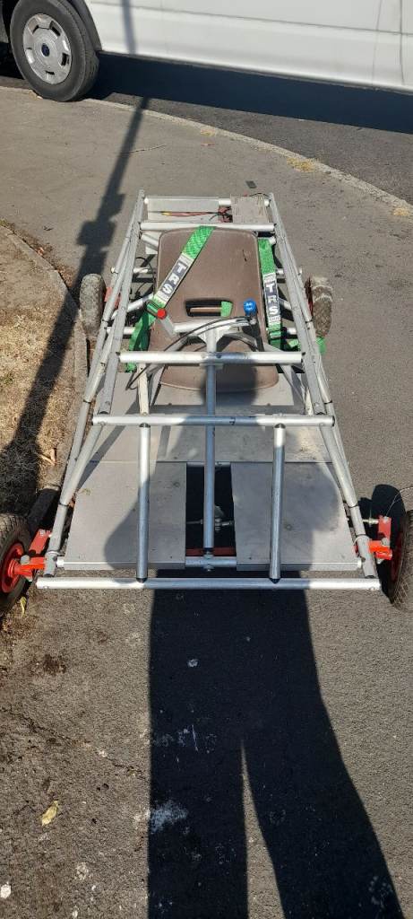 Two electric go karts 