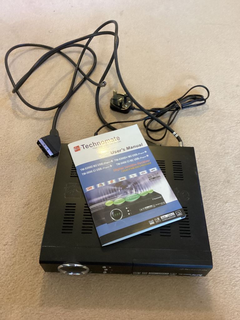 Technomate TM-5200 D USB Satellite Receiver with Remote Control