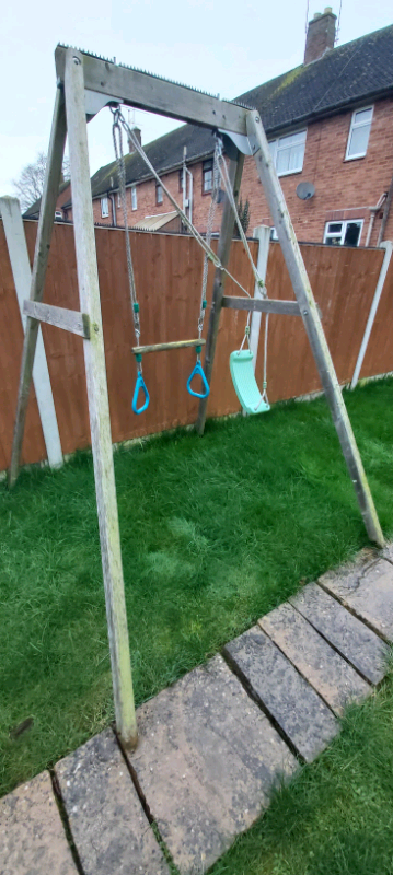 image for tp wooden swing