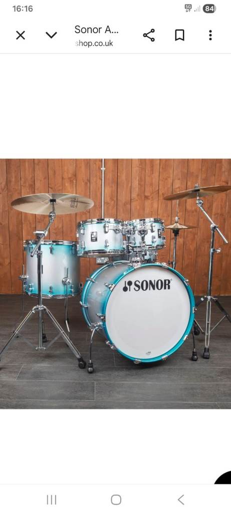 Brand new sonor aq2 mape shell pack new