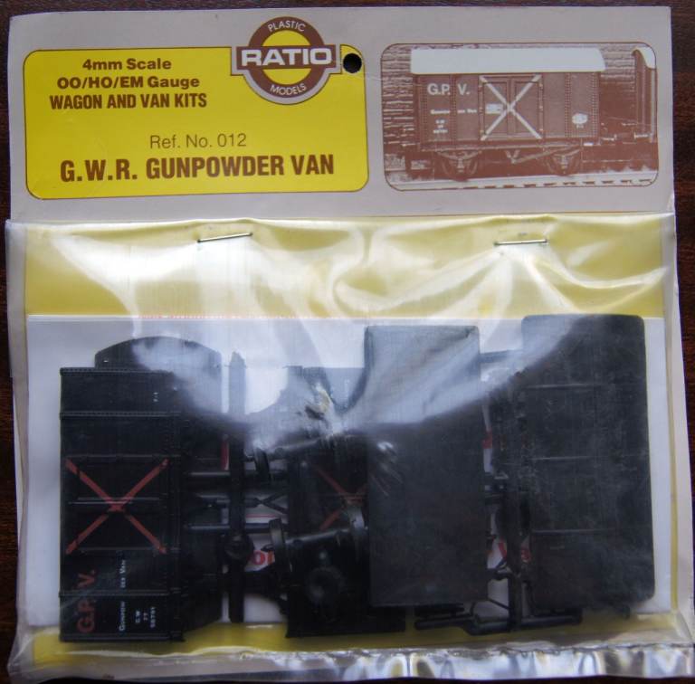 Ratio Plastic Models - Wagon and Van Kits - 012 G.W.R. Gunpowder Van