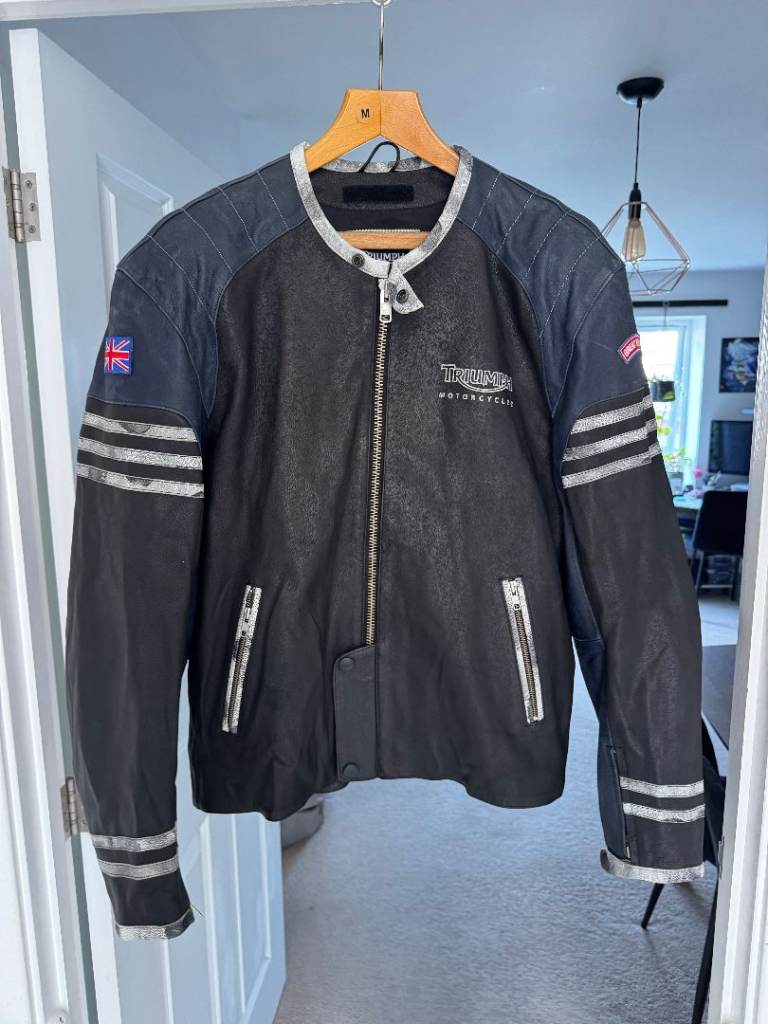 Triumph leather biking jacket XXL