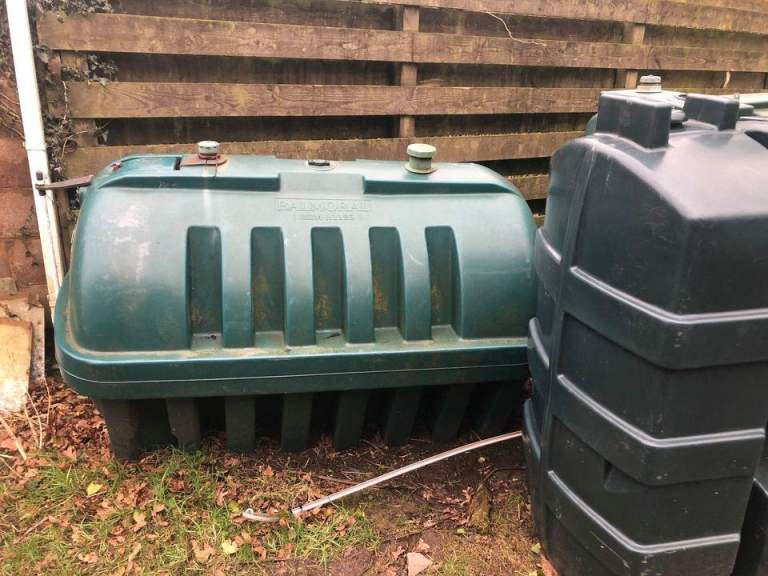 used oil tanks free to uplift