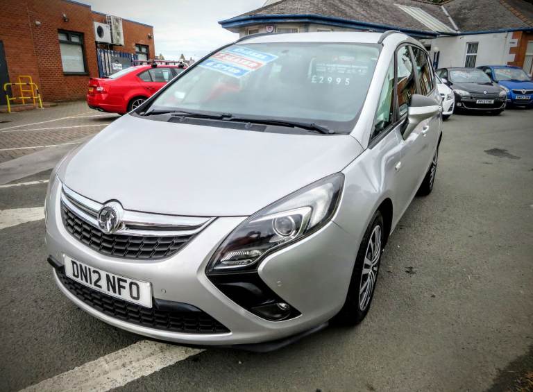 12/12 Vauxhall Zafira Tourer EX 2.0CDTi MPV 7 Seats**£35 Tax, 12m MOT, Service inc New Timing Belt**
