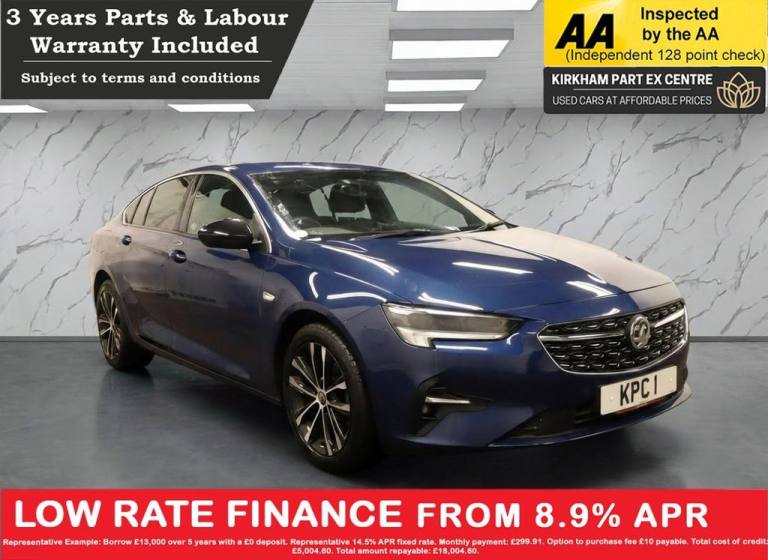 2021 Vauxhall Insignia 1.5 Turbo D Ultimate Nav Grand Sport 5dr Diesel Manual Euro 6 (s/s) (122 p...