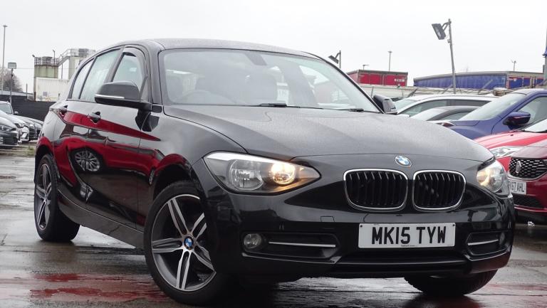 BMW 1 SERIES 2.0 116d Sport 5-door Black Manual Diesel 2015