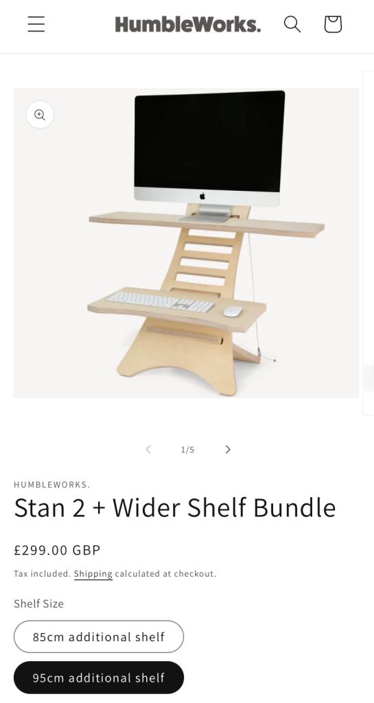 Standing Desk as good as new