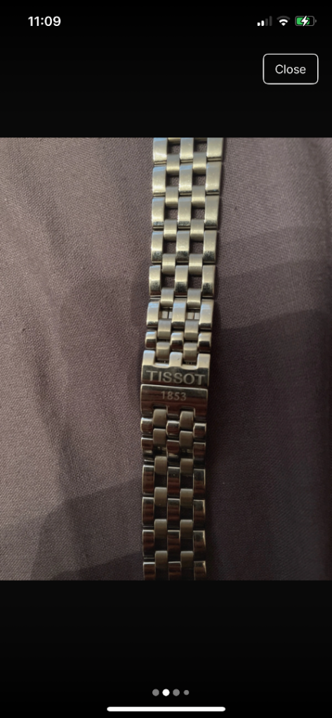 image for Tissot watch bracelet replacement new 