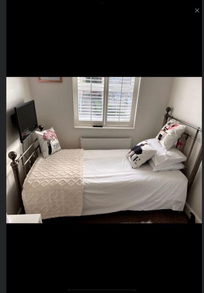 image for Next Lemington bed frame and Emma mattress Single