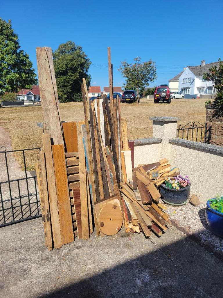 Mixed wood, some used, some not