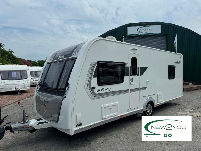 2017 Elddis Affinity 550 4 Berth ISLAND BED Caravan - STOCK H092