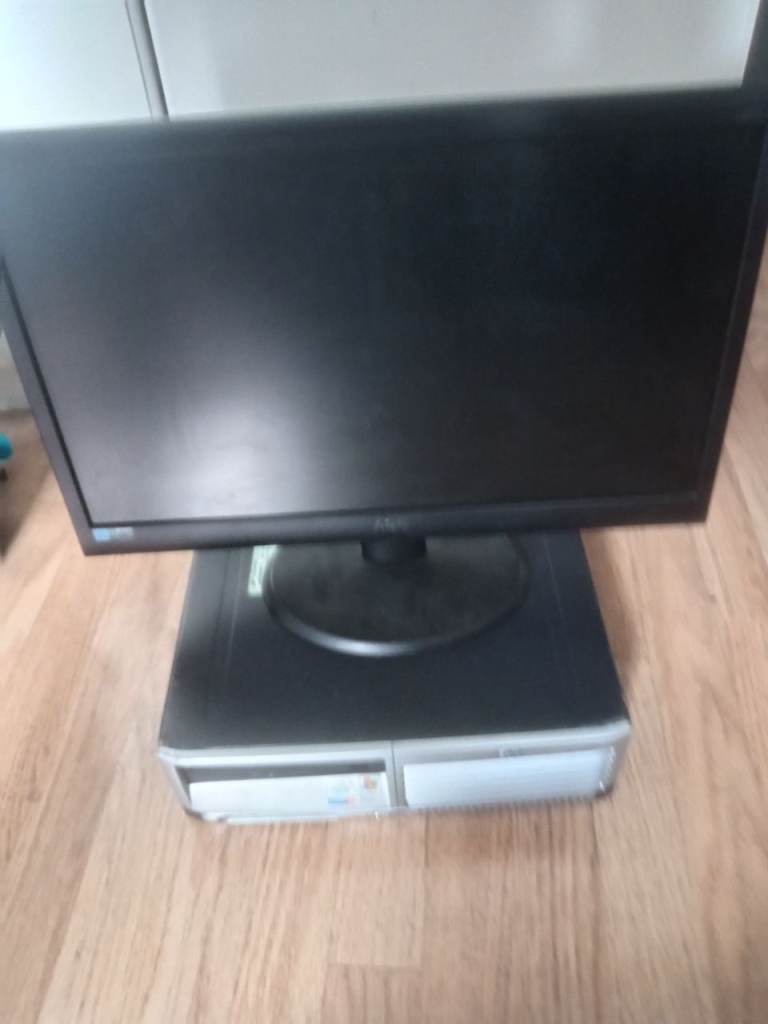 Vintage HP Compaq dc7600 PC + AOC Monitor | Windows XP | Retro Gaming