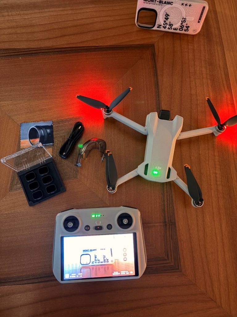 image for Dji Mini 3 4k drone Freewell Nd filters - Max flight time 38mins