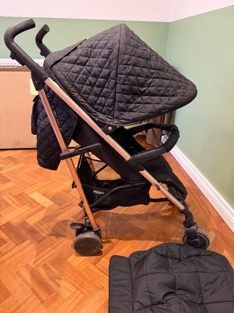 My Babiie MB51 Stroller - Quilted Black