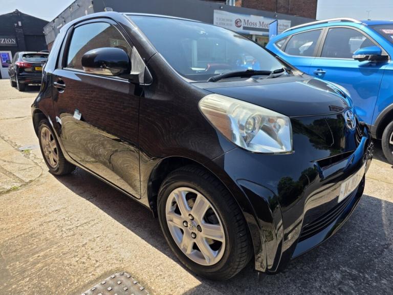 2012 Toyota IQ 1.0 VVT-I IQ 3DR Automatic Black Hatchback Petrol Automatic