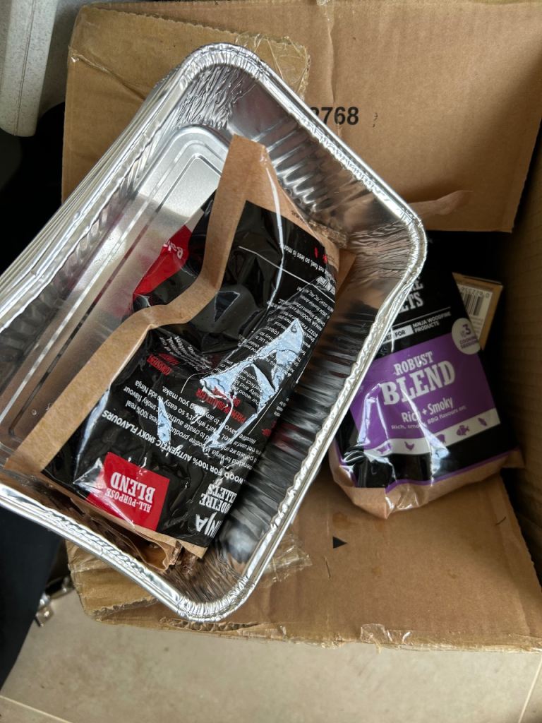 BBQ ninja wood fire electric grill and smoker