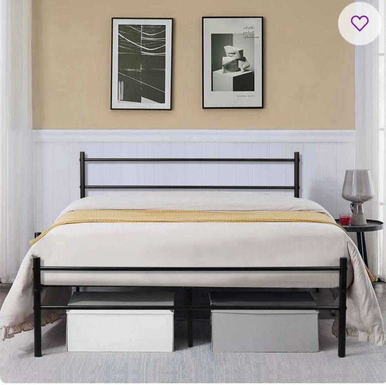 Double metal bed good condition